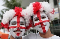 Engleski navijači uoči utakmice , Foto: Paul Childs/REUTERS