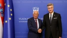 Antonio Costa i Andrej Plenković u Banskim dvorima 