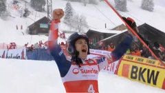 Slavlje Filipa Zubčića u Adelbodenu