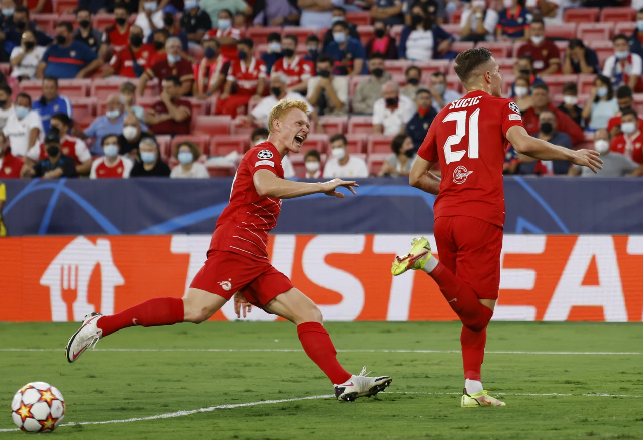 Sevilla v Salzburg, Luka Sučić, Foto: Marcelo Del Pozo/REUTERS