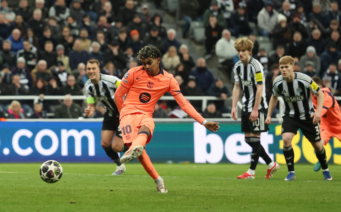 Lamine Yamal u prvom susretu protiv Newcastlea