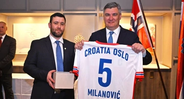 Milanović s Hrvatima u Oslu