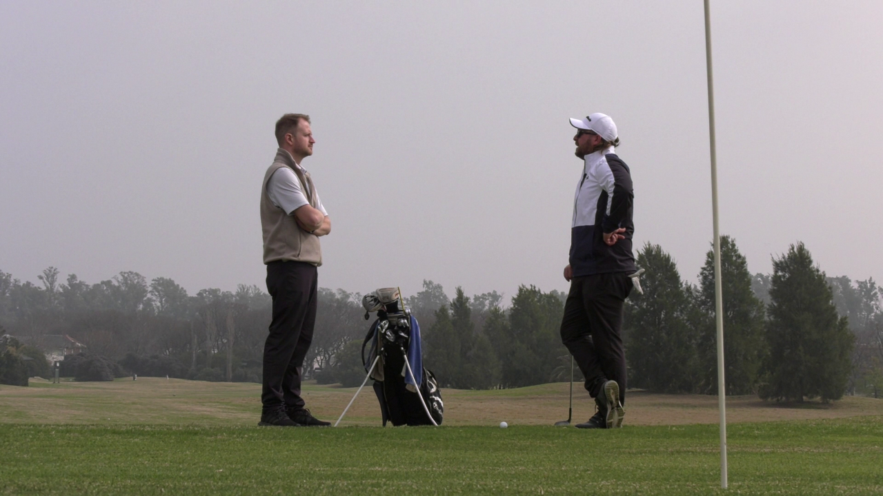 Matija Jerković i Goran Podrug na golf terenu