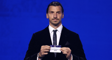  Zlatan Ibrahimović na ždrijebu Lige prvaka  