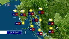 Prognoza vremena, Foto: HTV/HRT