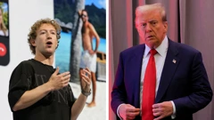 Mark Zuckerberg, Donald Trump