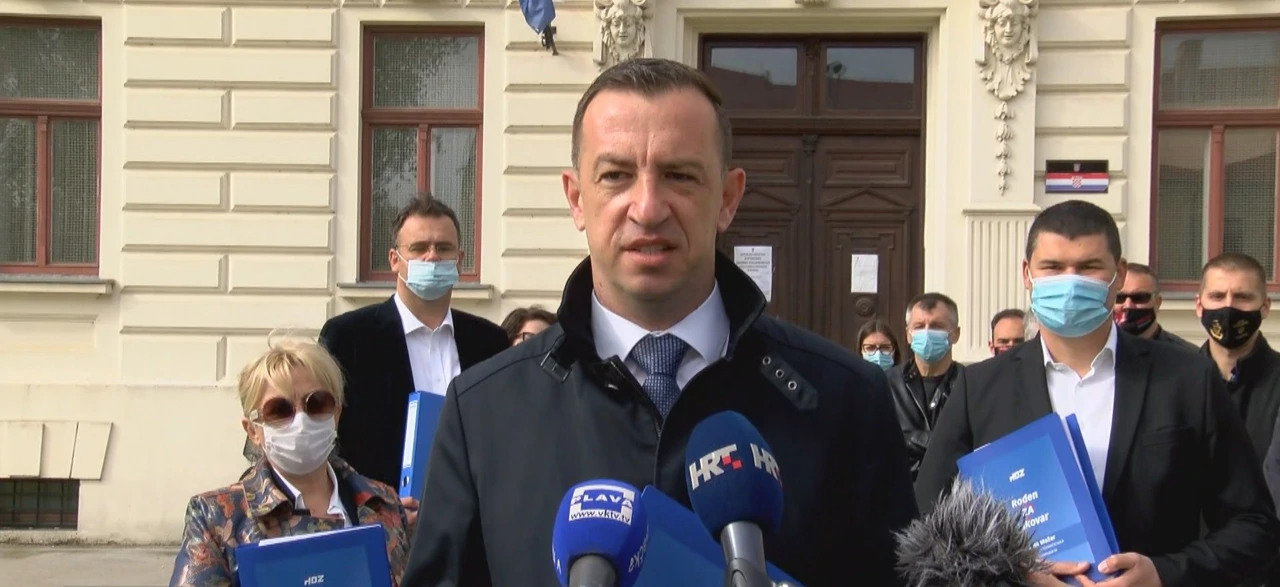 Damir Dekanić (HDZ) , Foto: HTV/HRT