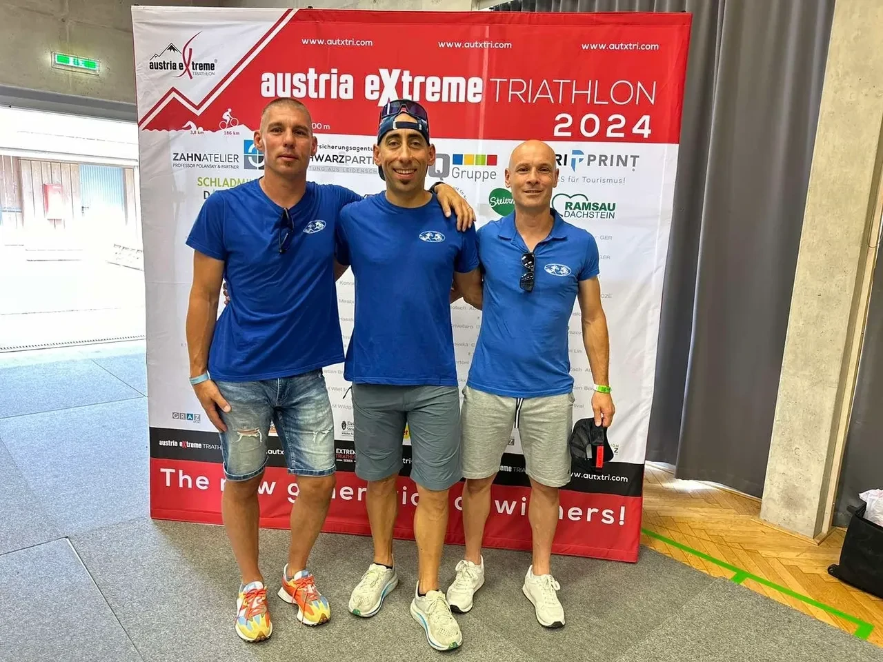 Bravo dečki! Ivan Jonny Juričić, Miroslav Marić i Dražen Marelja, Foto: -/Triatlon klub RIVAL Rijeka