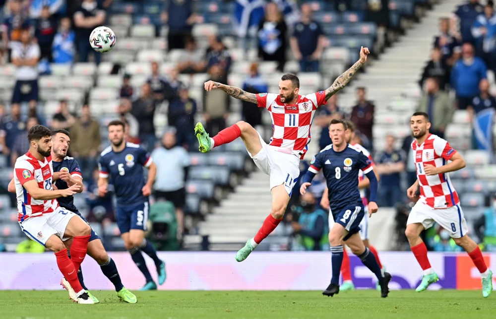 Marcelo Brozovic u akciji , Foto: Paul Ellis/Pool via REUTERS