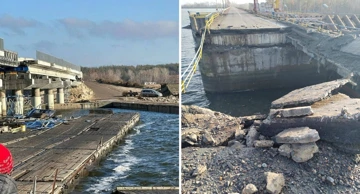 Pogođena brana u blizini Harkiva