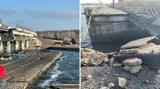 Pogođena brana u blizini Harkiva