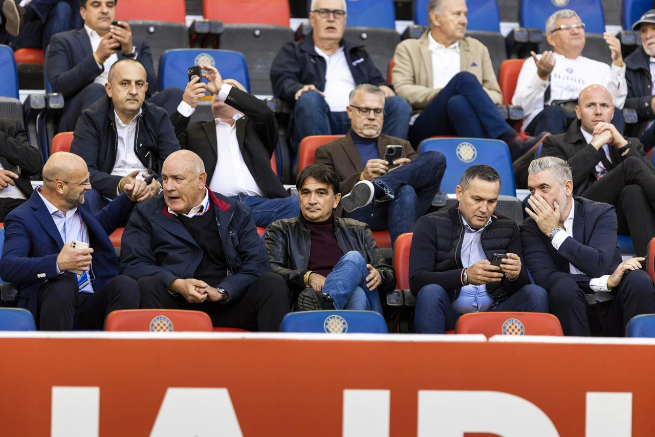 Poznati na tribinama, Foto: Milan Sabic/PIXSELL