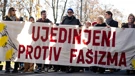  Zagreb: Prosvjedni marš "Ujedinjeni protiv fašizma" 
