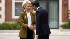 Ursula von der Leyen i Rishi Sunak