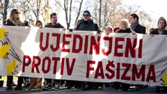  Zagreb: Prosvjedni marš "Ujedinjeni protiv fašizma" 
