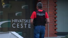Kriminalistička policija u zgradi Hrvatskih cesta