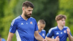 Bruno Petković na treningu u ponedjeljak