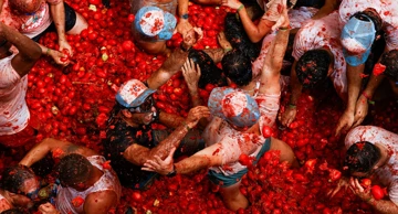 Manifestacija La Tomatina u Bunjoli, Španjolska