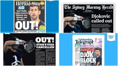 Naslovnice australskih medija, 15.1.2022., Foto: Naslovnice/Fotomontaža HRT