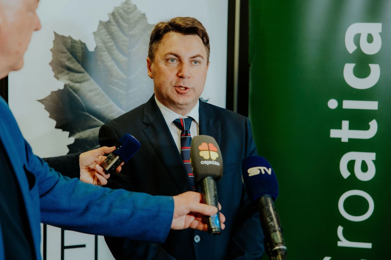 Konferencija o vinu, v.d. ravnatelja HAPIH-a Krunoslav Karalić, Foto: Udruga Graševina Croatica /Radio Osijek