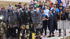 EUFOR vježba razbijanje prosvjeda , Foto: Armin Durgut/PIXSELL