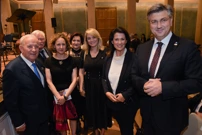 Premijer Pleniković i ministrica Obuljen Koržinek s uzvanicima na Svečanom koncertu Hrvatska - Bavarska , Foto: Vlada RH/Vlada RH