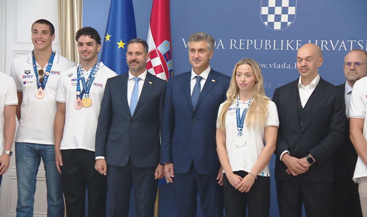 Plenković primio osvajače medalja i izaslanstvo HPS-a