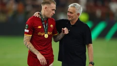 Rick Karsdorp i Jose Mourinho