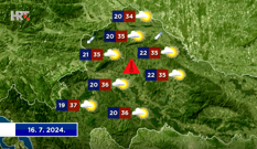 Vremenska prognoza, Foto: Dnevnik/HRT