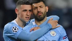 Phil Foden i Sergio Aguero 