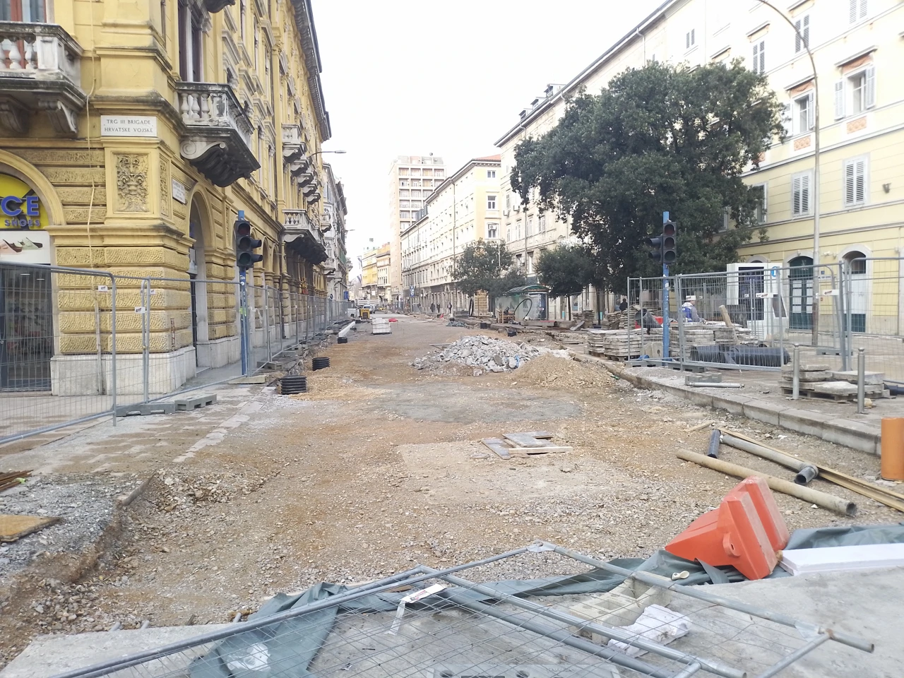 Radovi u Adamićevoj napreduju, Foto: Josip Krmpotić/Radio Rijeka