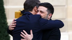 Macron i Zelenski