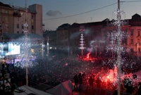 Navijači na Trgu bana Jelačića, Foto: Zoe Sarlija /Pixsell