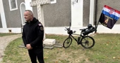 Ivica Nerer biciklom krenuo iz Varaždina prema Vukovaru 