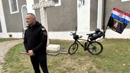 Ivica Nerer biciklom krenuo iz Varaždina prema Vukovaru 