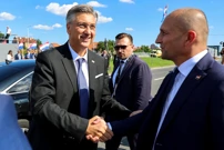 Premijer Plenković i ministar Anušić, Foto:  Sanjin Strukic /Pixsell