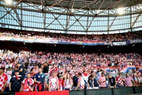 Hrvatski navijači na stadionu De Kuip, Foto: Luka Stanzl/PIXSELL