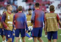 Zagrijavanje Vatrenih uoči utakmice s Portugalom, Foto: Joao Rico/PIXSELL