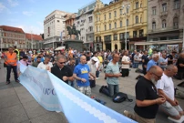 Inicijativa "Muževni budite" u molitvi u Zagrebu, Foto: Lovro Domitrovic /PIXSELL