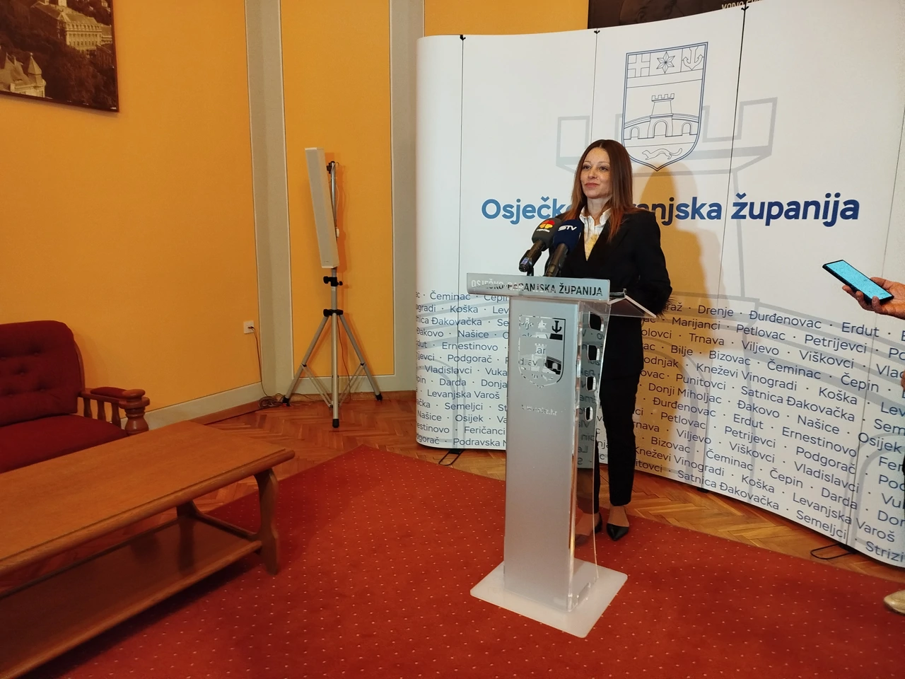 Pročelnica Upravnog odjela za zdravstvo, socijalnu skrb i hrvatske branitelje OBŽ Sarafina Zelić Kos