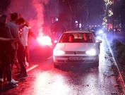 Slavlje navijača na ulicama Mostara   , Foto: Denis Kapetanovic  /Pixsell 