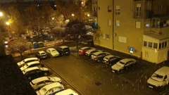 Prve pahulje nad Zagrebom 