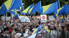Prosvjed građana zbog mogućnosti nametanja izmjena u izbornom zakonu 