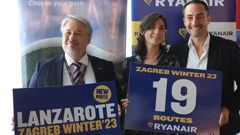 Ryanair u Zagrebu u zimskom redu letenja s 19 linija