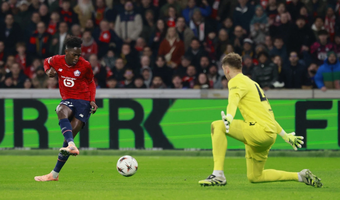 Correia zabija za Lille , Foto: Stephanie Lecocq/REUTERS