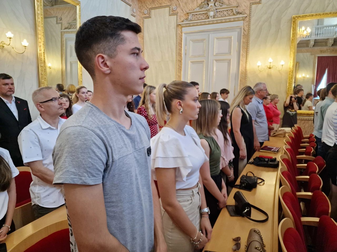 Priznanja i pohvalnice učenicima OBŽ, Foto: Krunoslav Inhof/HRT Radio Osijek