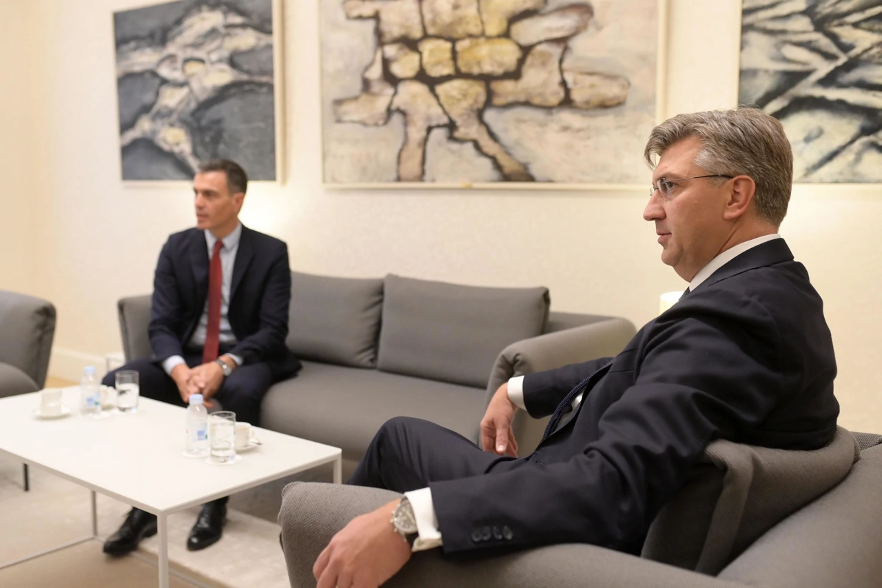Plenković primio španjolskog premijera Sancheza, Foto: Igor Soban/Pixsell
