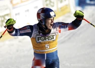 Filip Zubčić nakon druge veleslalomske vožnje u Alta Badiji, Foto: Leonhard Foeger/REUTERS
