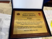 Reconocimiento a Robert Jakubek / Priznanje Robertu Jakubeku, Foto: Consulado Honorario de Croacia / Počasni konzulat Hrvatske//