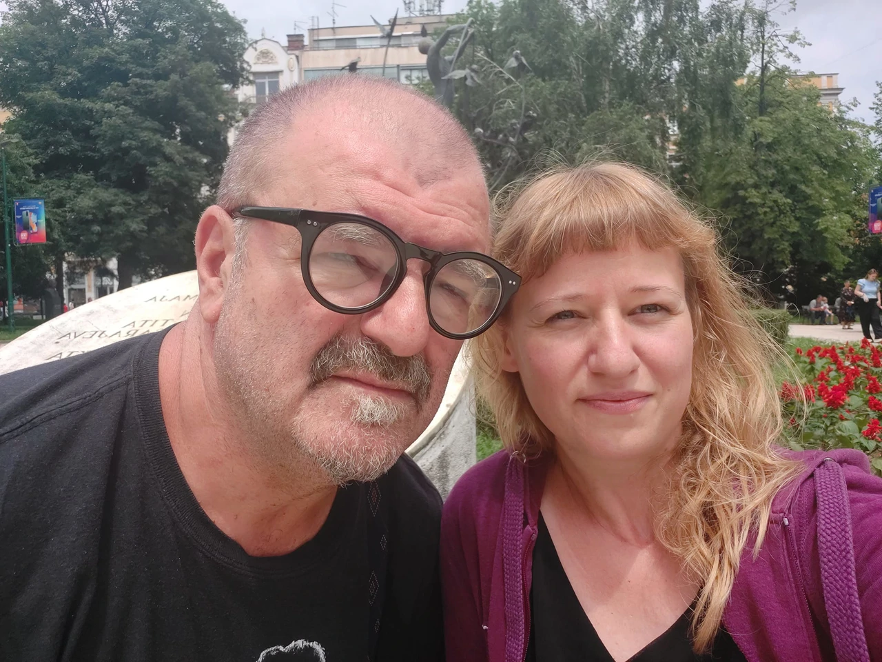 Ahmed Burić i Sanja Milovac